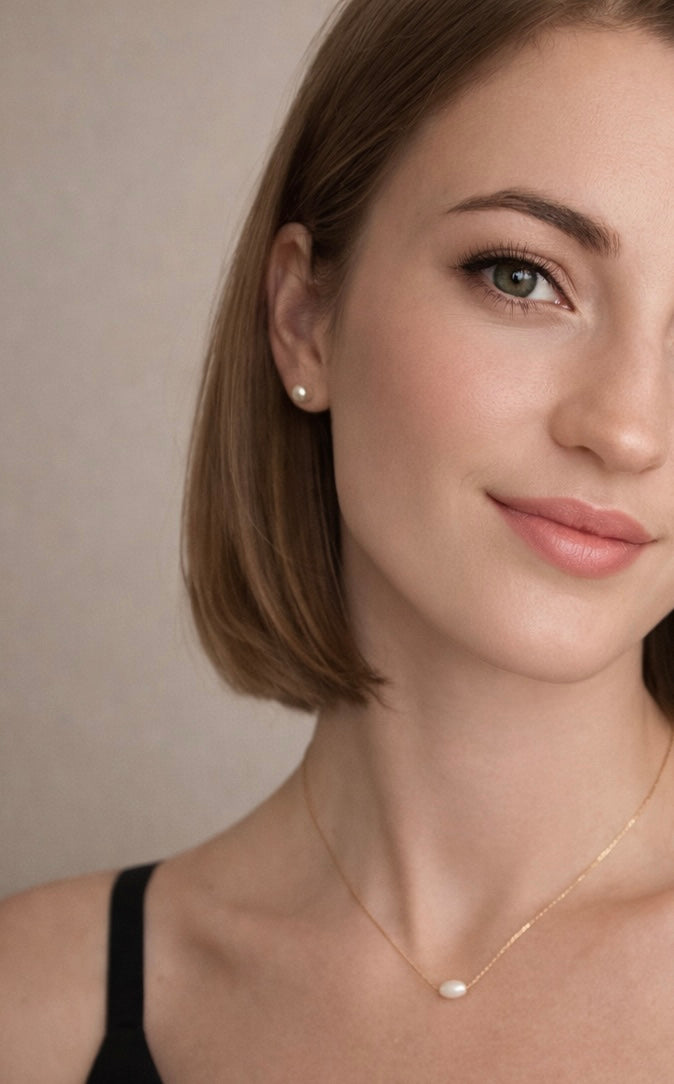 Basic Necklace with Pearl
