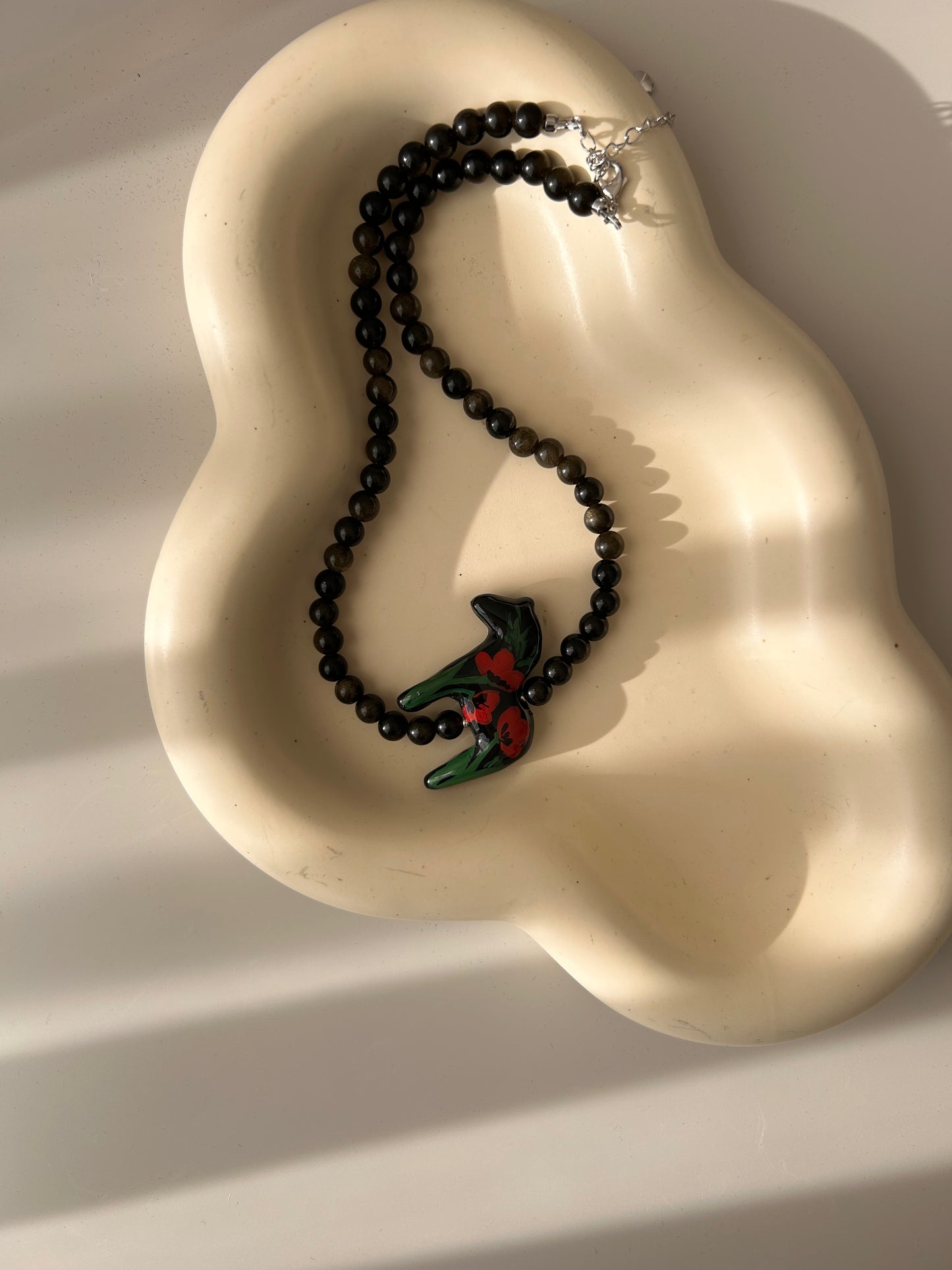 Black Horse Necklace