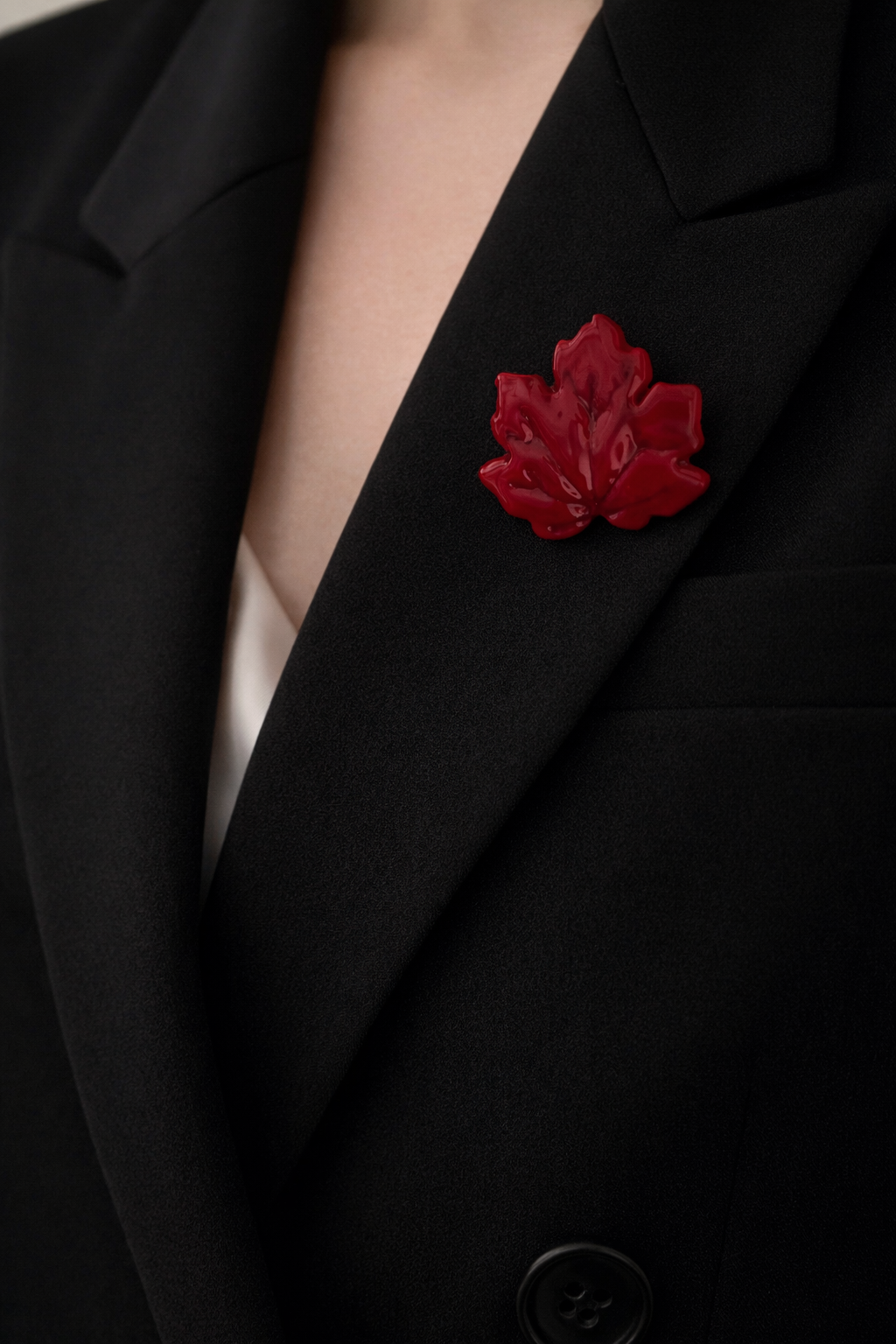 Canadian Maple Leaf Brooch