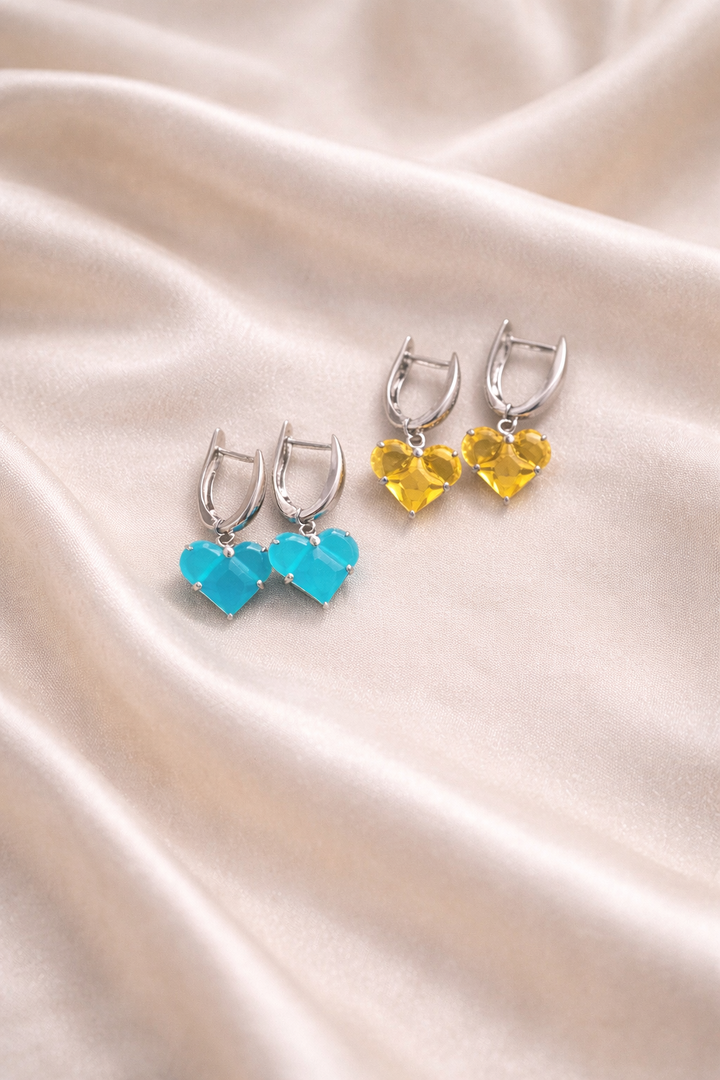 Platium plated earrings