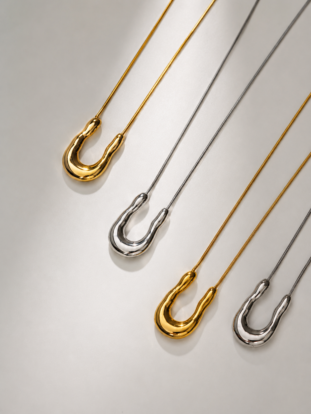 Waterproof Long Drop Necklace