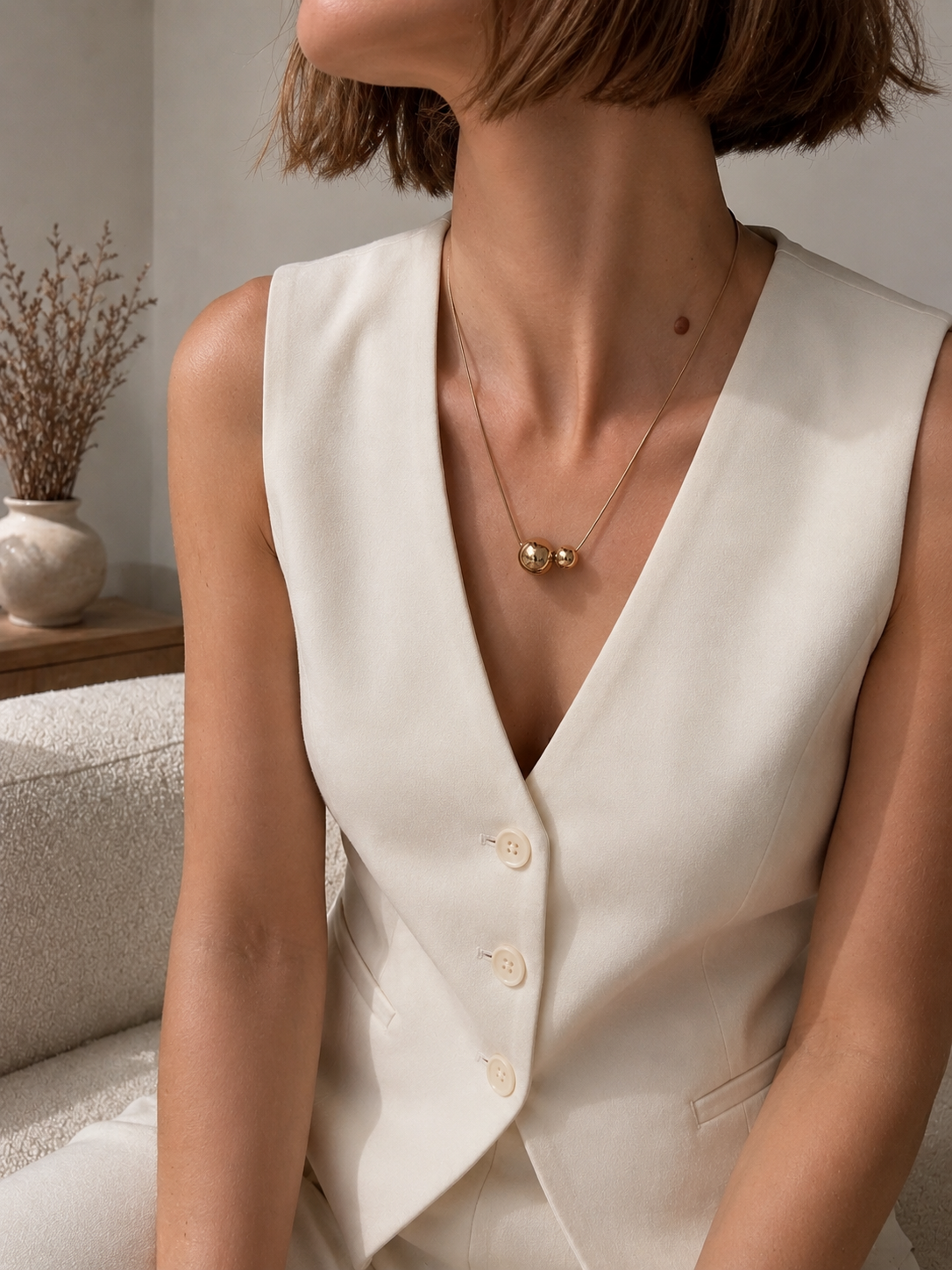 Minimalist Stainless Steel PVD Necklace