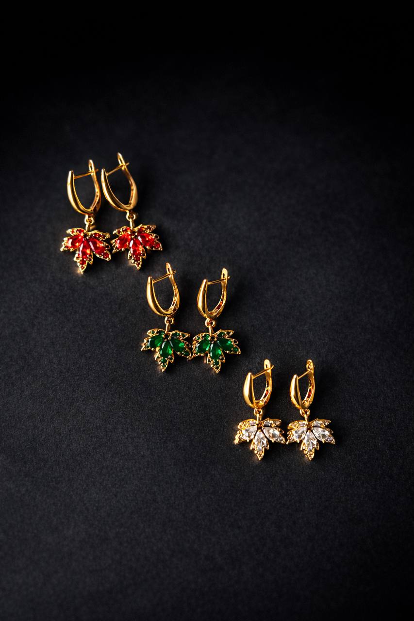 Canadian Leaf Earrings
