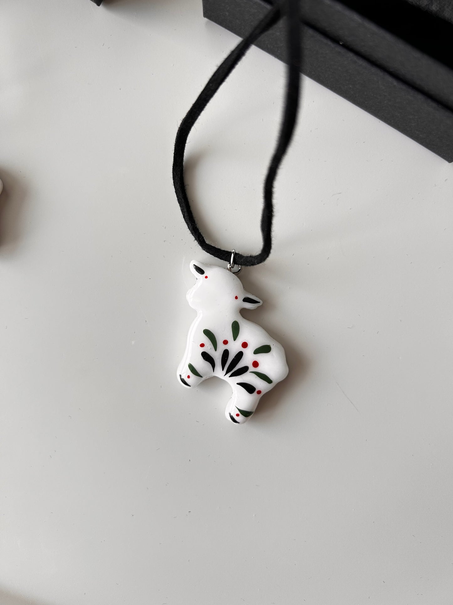 Little Lamb Pendant / Polymer Clay