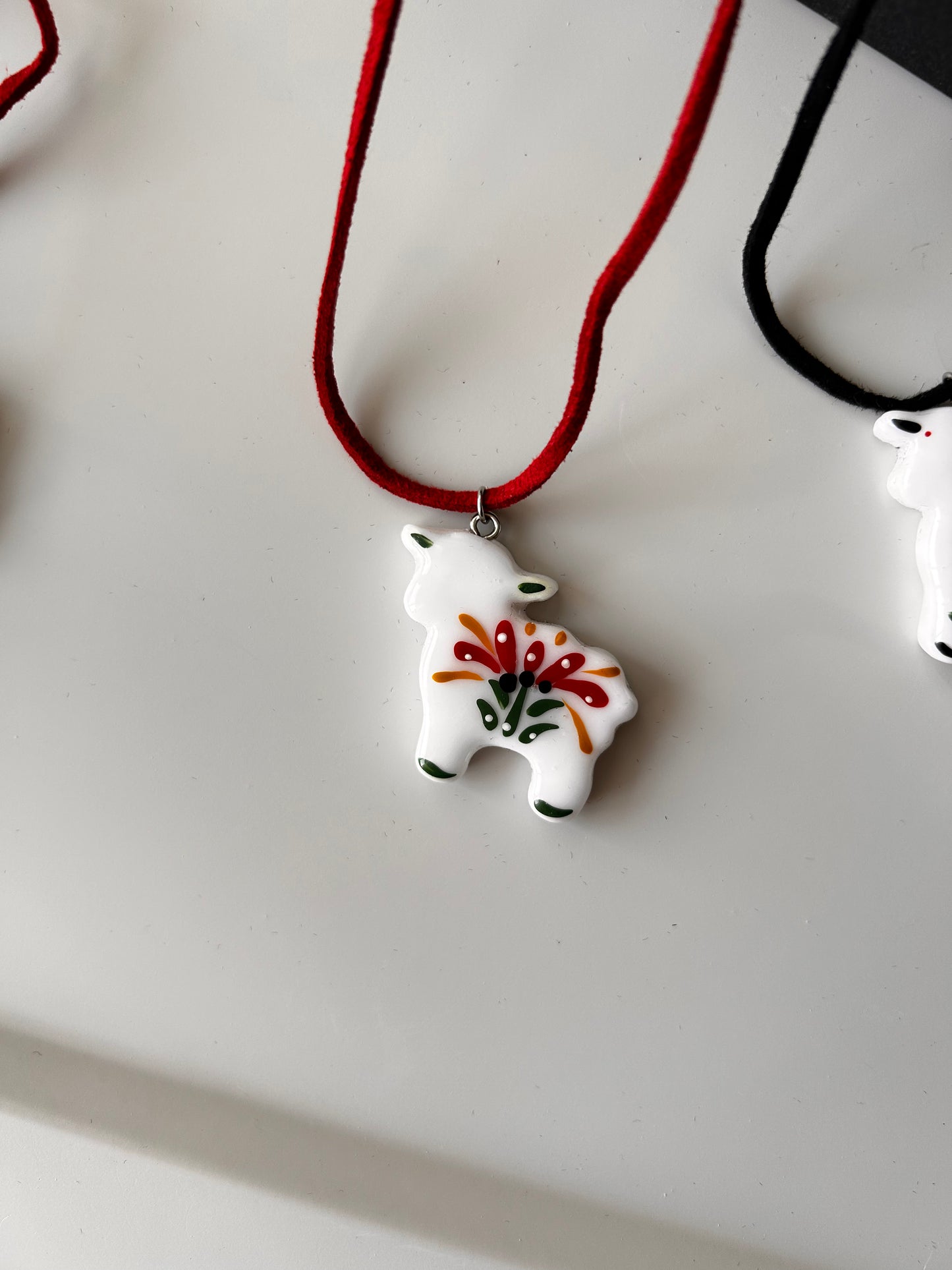 Little Lamb Pendant / Polymer Clay