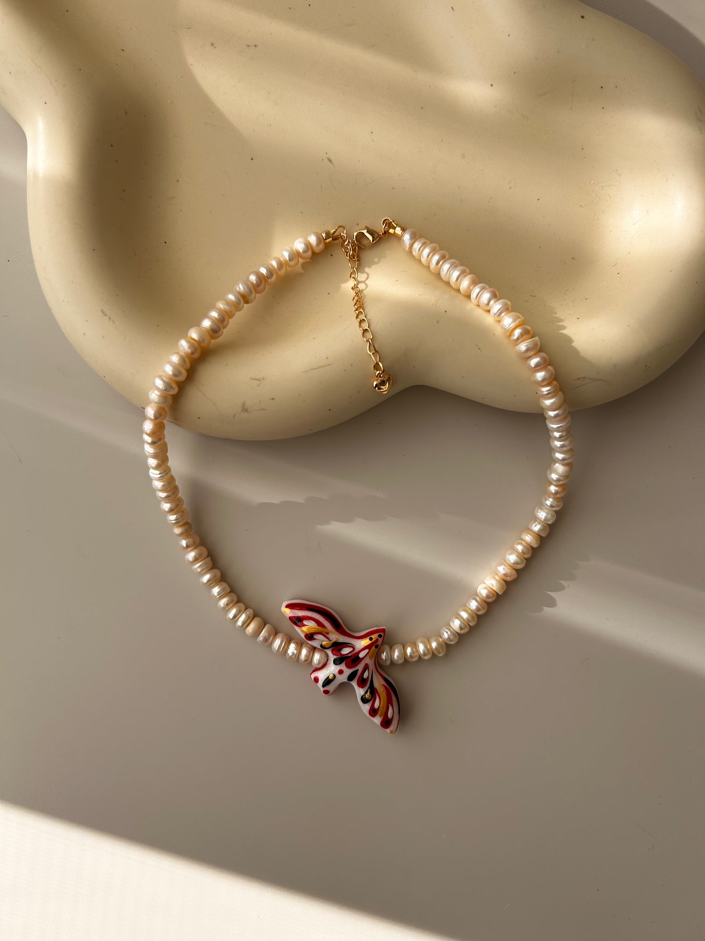 Necklace 'Bird of wild'