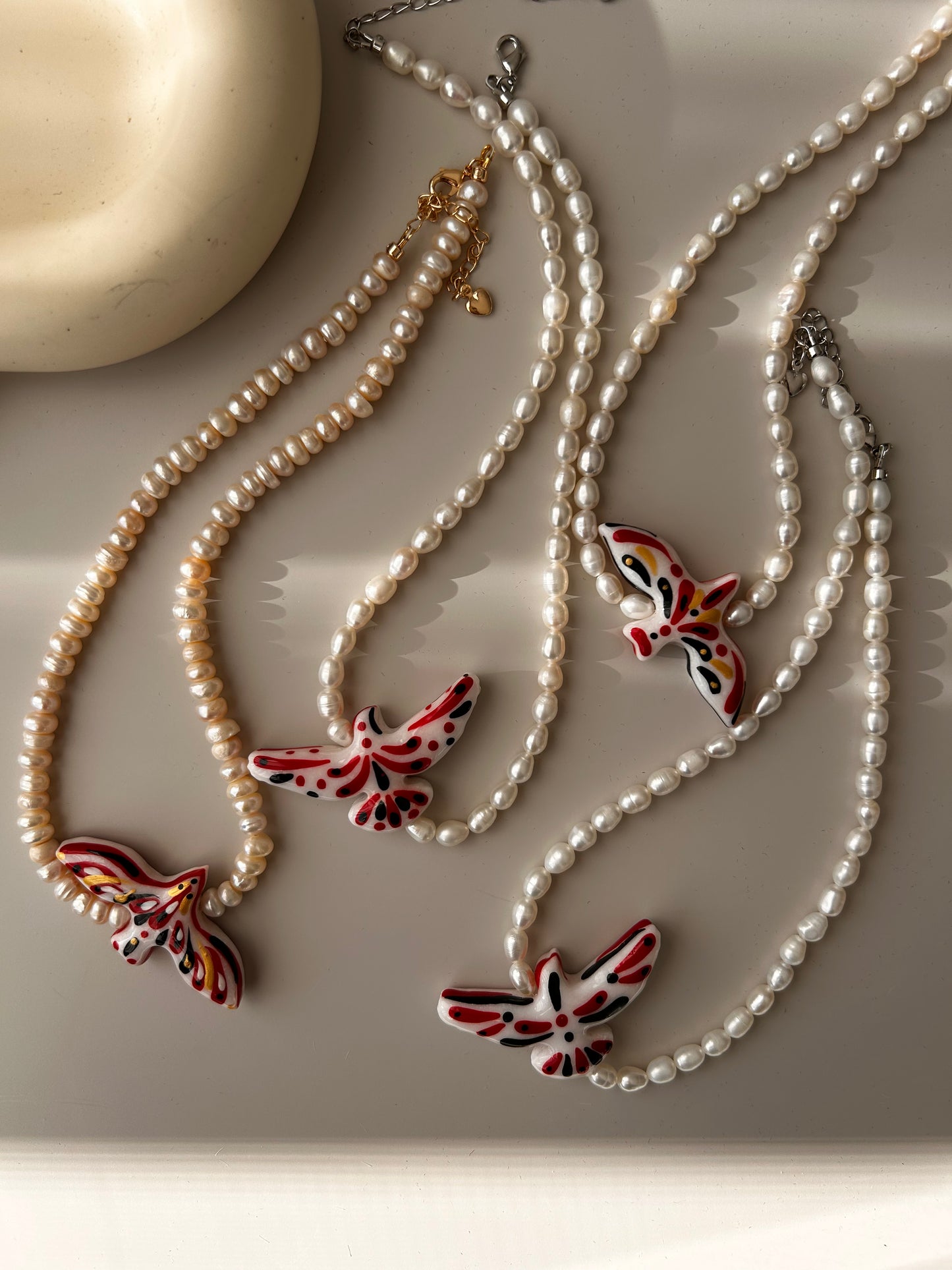 Necklace 'Bird of wild'