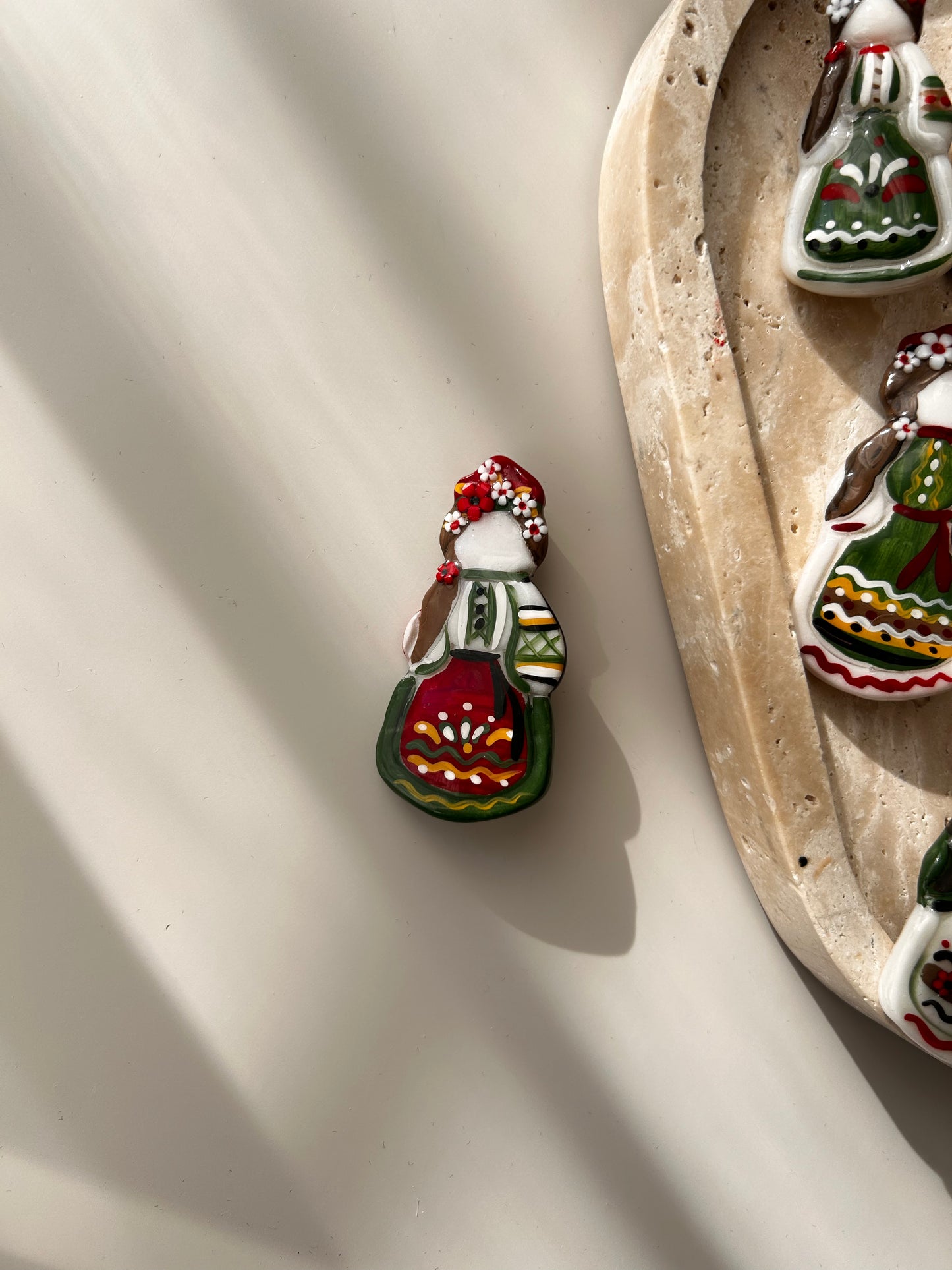 Motanka Brooch