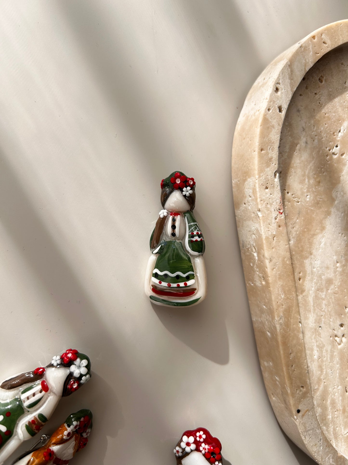 Motanka Brooch