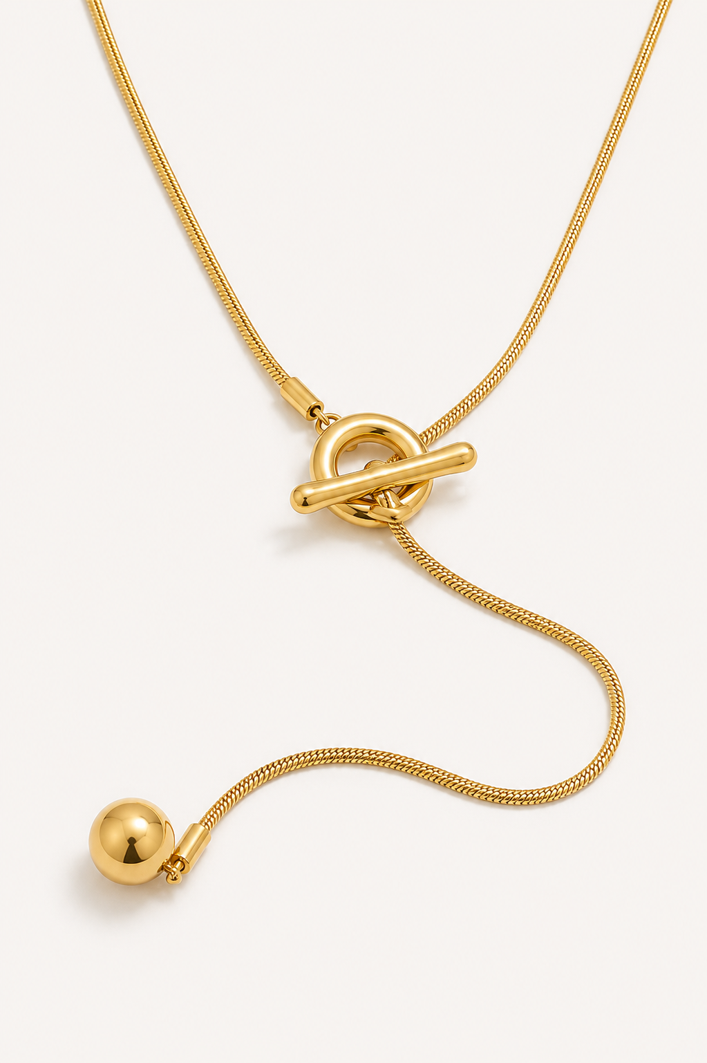 Toggle Lariat Necklace