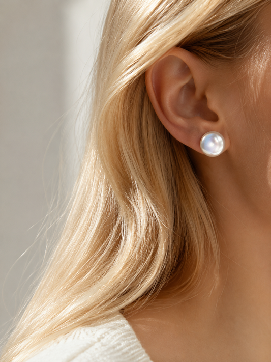 Pearl Stud Earrings