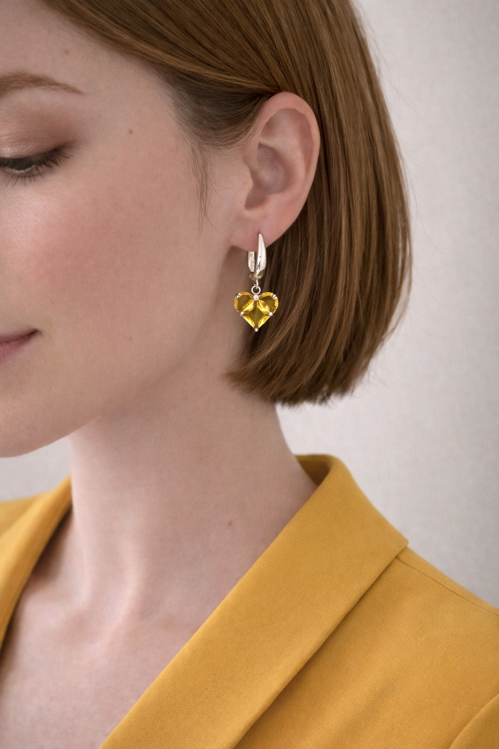 Platium plated earrings