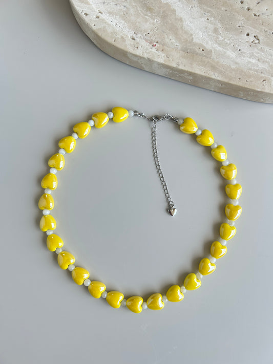 Ceramic Heart Bracelet