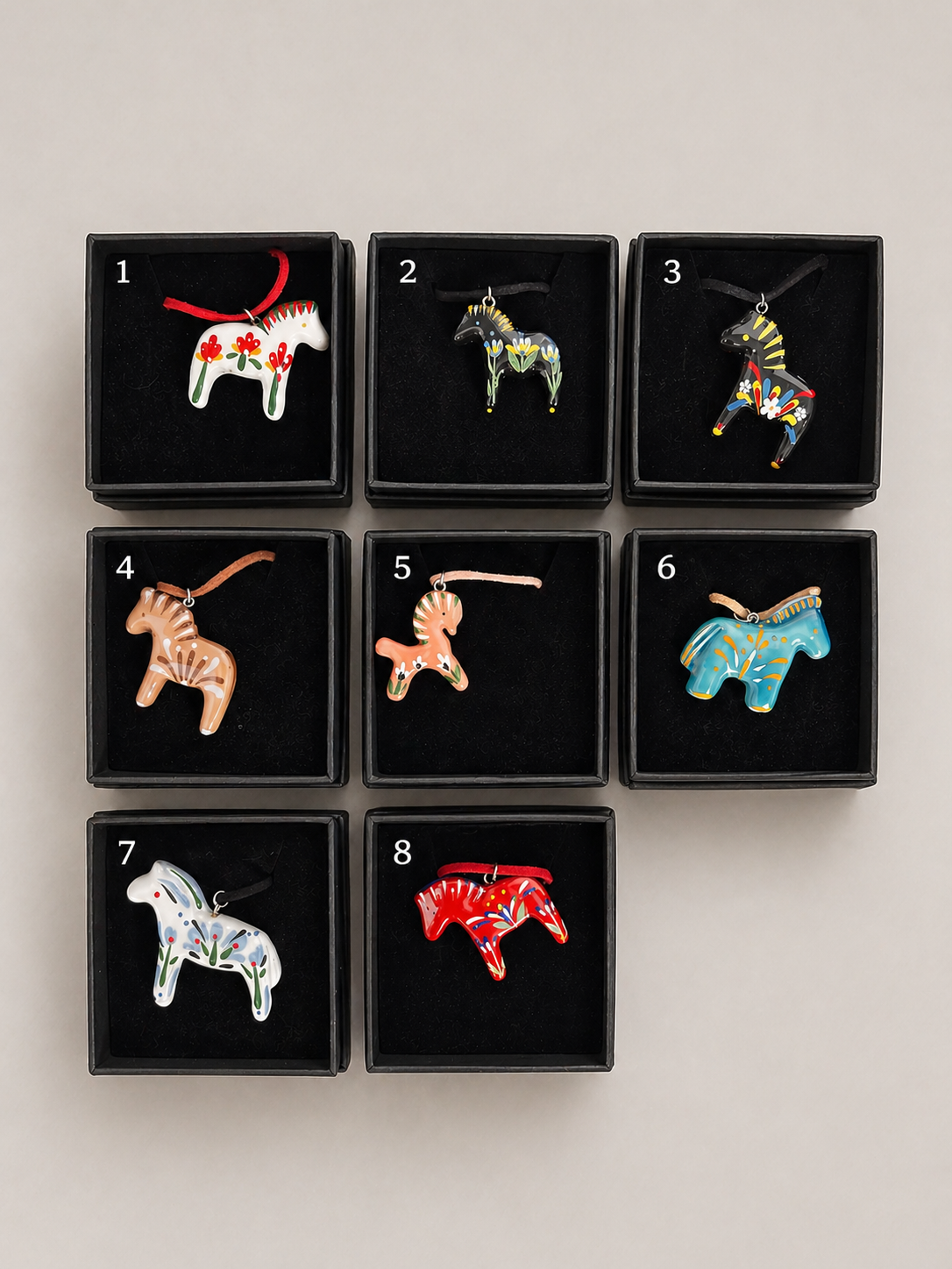 Polymer Clay Horse Pendant