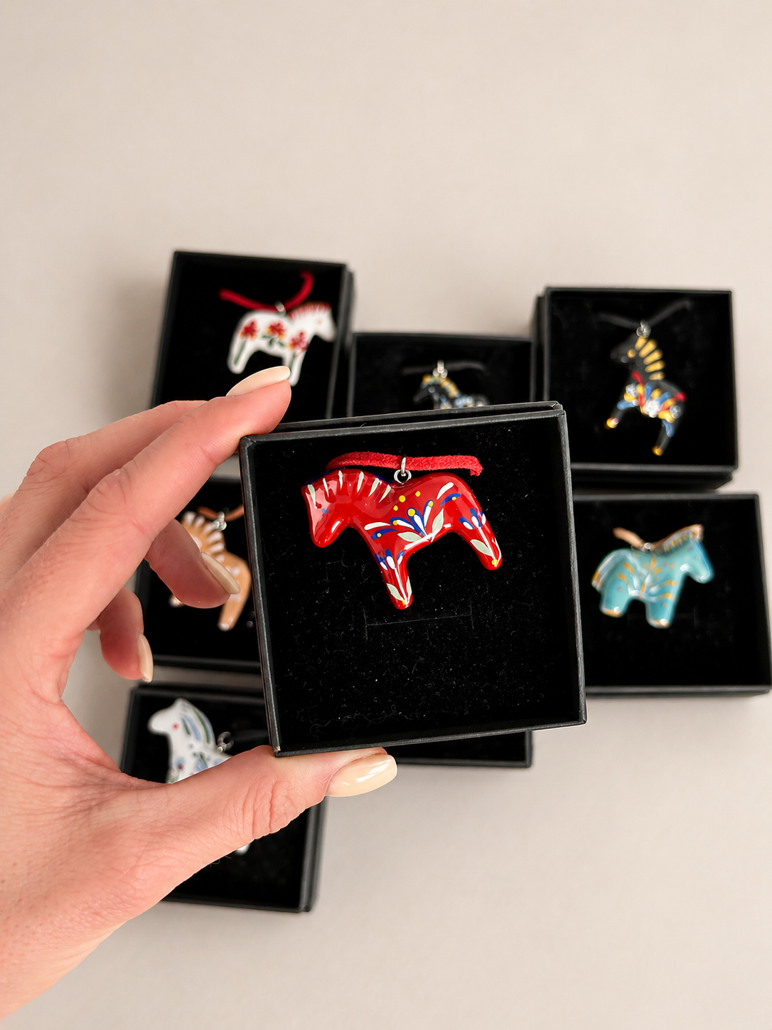 Polymer Clay Horse Pendant