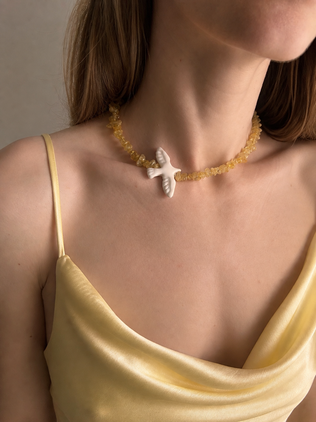Necklace 'Yellow Bird'