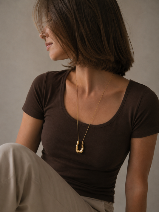 Waterproof Long Drop Necklace