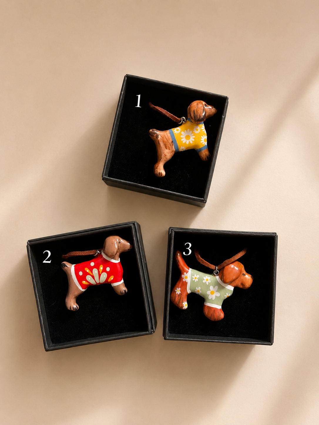 Polymer Clay Doggy Pendant