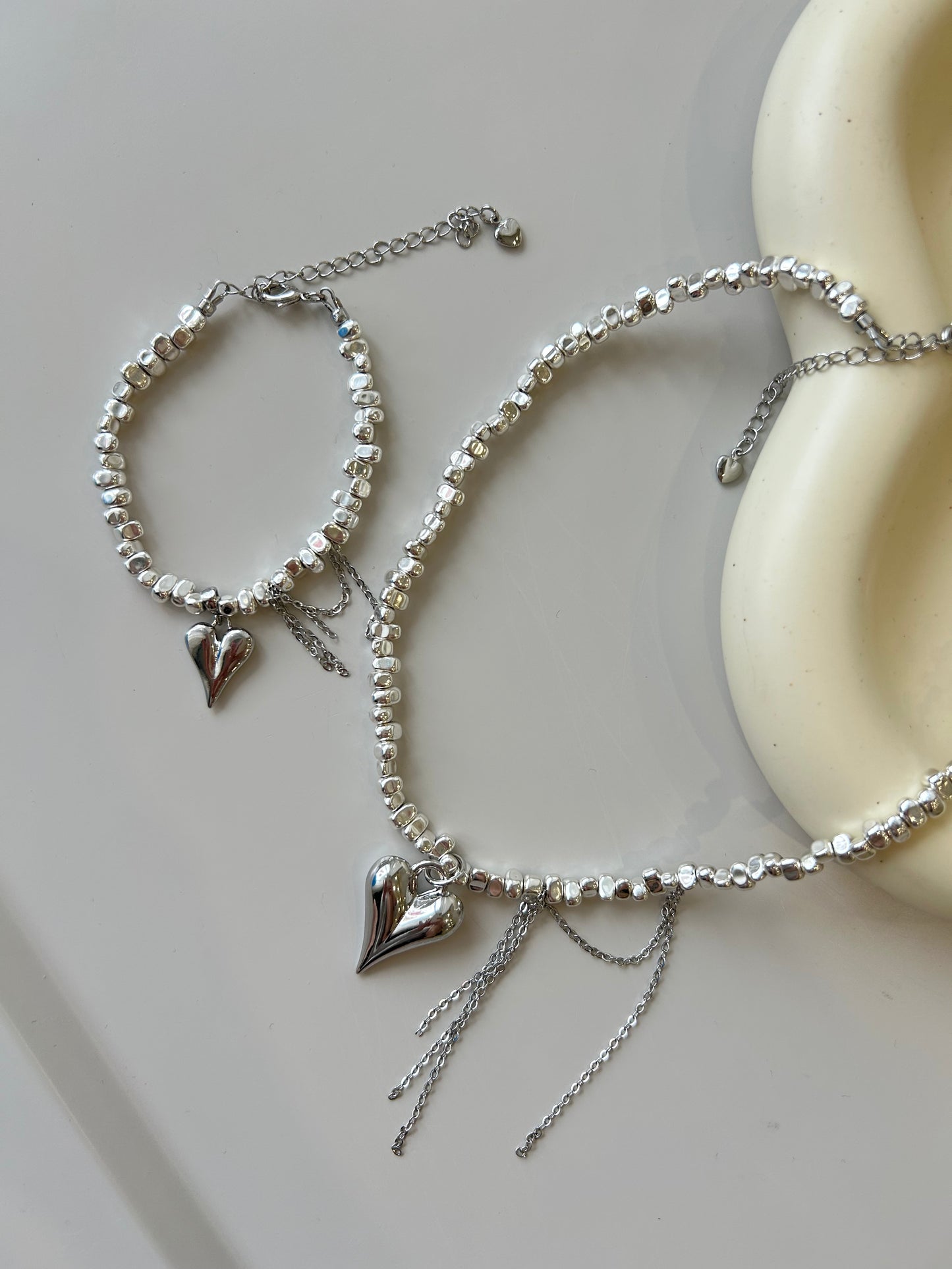 Silver heart
