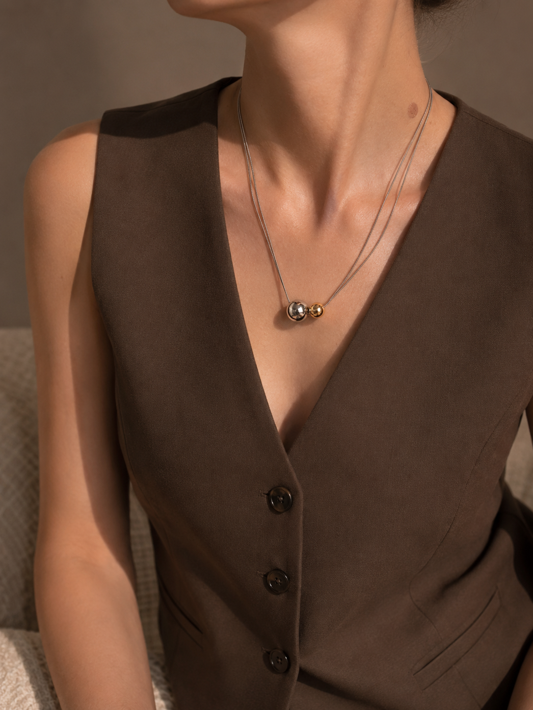 Minimalist Stainless Steel PVD Necklace
