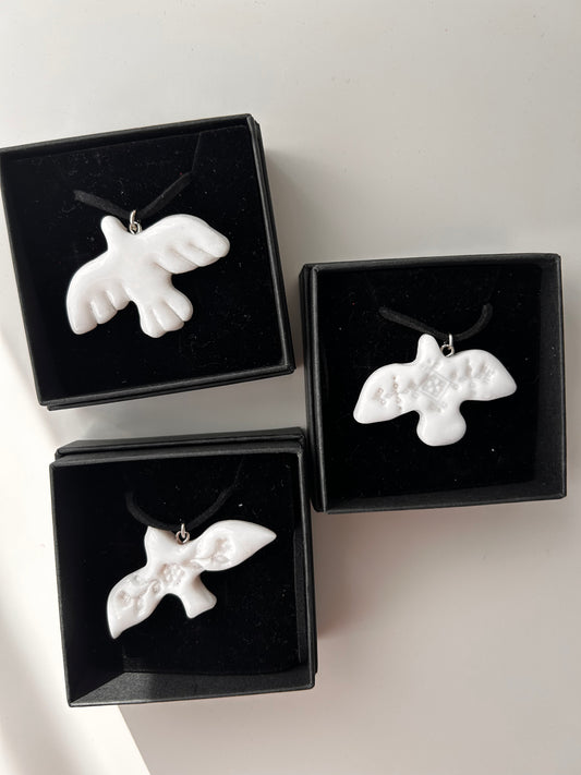 White Bird Pendant